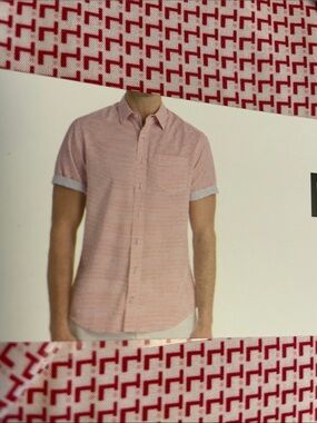 Men's Short Sleeve Button-Up Shirt Nick Graham 3X